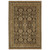 7' X 10' Brown And Gold Oriental Area Rug