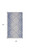 3' X 5' Blue and Ivory Geometric Distressed Area Rug