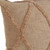 Set of Two Tan Diamond Cotton Throw Pillow With Fringe