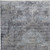 8' X 10' Gray and Silver Abstract Power Loom Worn Faded Area Rug