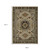 7' X 10' Gray And Green Tribal Area Rug