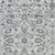 2' X 3' Charcoal Ivory And Light Blue Oriental Area Rug