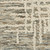 8' Ivory Brown and Gray Wool Abstract Runner Rug