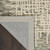 8' Ivory Brown and Gray Wool Abstract Runner Rug