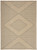 5' X 7' Natural And Beige Geometric Flatweave Non Skid Area Rug With Fringe