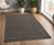 4' X 6' Brown Wool Hand Woven Area Rug