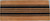24" X 60" Brown and Black Coir Striped Outdoor Door Mat