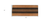 24" X 60" Brown and Black Coir Striped Outdoor Door Mat