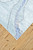 5' X 8' Blue and Ivory Abstract Hand Tufted Area Rug