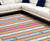 8' X 10' Ivory Southwestern Handmade Area Rug With Fringe