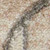 5' X 7' Tan Black and Ivory Damask Non Skid Area Rug