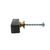 Set of Six Gray Stone Drawer Pull Knobs