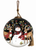 Holiday Lights Snowman Hand Painted Glass Ornament - 850015443756