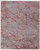 7' X 10' Pink Taupe and Gray Abstract Power Loom Area Rug
