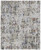 7' X 10' Ivory Green and Blue Abstract Power Loom Area Rug