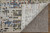 7' X 10' Ivory Green and Blue Abstract Power Loom Area Rug