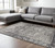 9' X 12' Gray And Charcoal Moroccan Distressed Area Rug