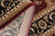7' X 9' Red and Black Oriental Power Loom Area Rug