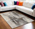 5' X 8' Ivory Gray and Brown Abstract Power Loom Area Rug