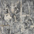 5' X 7' Ivory Black and Gray Abstract Distressed Area Rug