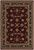 5' X 8' Red and Black Oriental Power Loom Area Rug