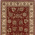 2' X 3' Red And Ivory Oriental Area Rug