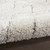 5' X 7' Ivory and Gray Chevron Shag Area Rug