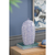 Fish Print Oval Ceramic Table Vase