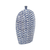 Fish Print Oval Ceramic Table Vase