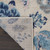 2' X 4' Ivory Navy Blue And Light Blue Floral Area Rug