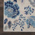 2' X 4' Ivory Navy Blue And Light Blue Floral Area Rug