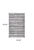 5' X 8' Blue and Gray Abstract Distressed Area Rug