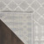 8' X 10' Gray and Ivory Moroccan Distressed Non Skid Area Rug