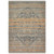 5' X 7' Orange Beige And Gray Oriental Hand Woven Area Rug With Fringe