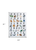 5' X 8' Gray Brown and Green Juvenile Alphabet Youthful Area Rug