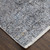 7' X 10' Gray and Silver Abstract Power Loom Worn Faded Area Rug