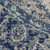 8' Ivory And Light Blue Floral Medallion Distressed Round Rug