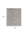 6' X 9' Taupe and Gray Abstract Hand Woven Worn Faded Area Rug
