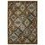 5' X 7' Red Tan And Ivory Medallion Area Rug