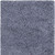 5' X 8' Blue Shag Hand Tufted Area Rug