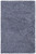 5' X 8' Blue Shag Hand Tufted Area Rug