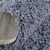5' X 8' Blue Shag Hand Tufted Area Rug