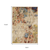 7' X 10' Beige Pink And Yellow Abstract Area Rug With Fringe