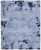 7' X 10' Light Blue and Black Abstract Power Loom Area Rug