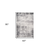 5' X 8' Cream And Gray Abstract Area Rug