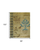 6' X 9' Tan Blue and Brown Floral Hand Knotted Area Rug