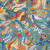 8' X 10' Aqua Floral Power Loom Area Rug