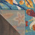 8' X 10' Aqua Floral Power Loom Area Rug