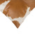 Set of Two 18" Brown and White Cowhide Cowhide Throw Pillows