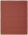 8' X 10' Red and Tan Hand Woven Area Rug